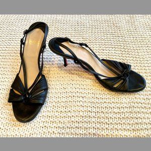 Christian Louboutin Black Sandal Stilettos